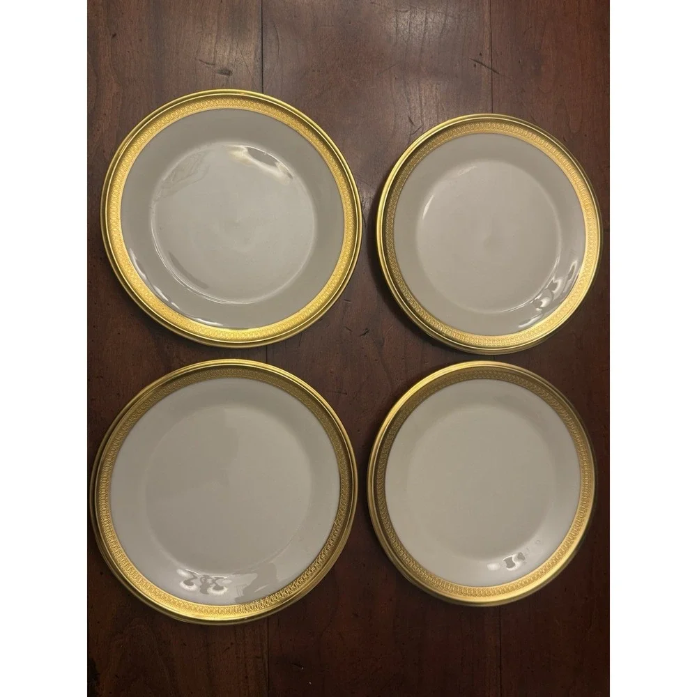 Set of 4 Aristocrat by Lenox Bread & Butter Plates,‎ 6 3/8